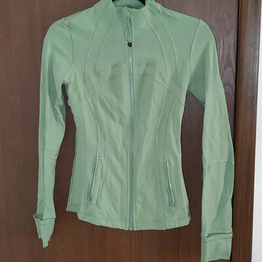 Sage green Lululemon zip up